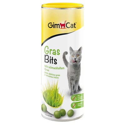 Лакомство для кошек GimCat Gras Bits 425 г (трава) - masterzoo.ua