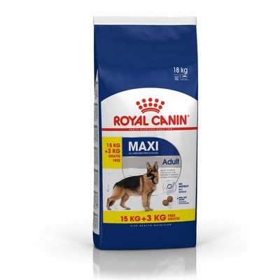 Сухий корм для собак Royal Canin Maxi Adult 15+3 кг - домашня птиця - masterzoo.ua