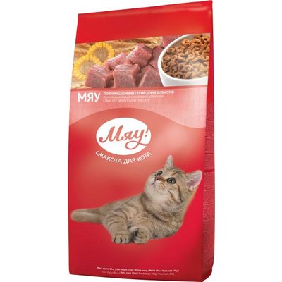 Сухой корм для взрослых кошек МЯУ 14 кг - курица - masterzoo.ua