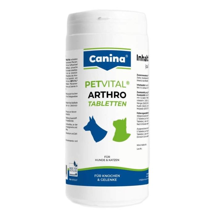 Добавка для кошек и собак Canina Petvital Arthro 1000 таблеток 1 кг - masterzoo.ua