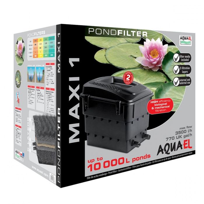 Фільтр Aquael Maxi 1 для ставка до 10000 л - masterzoo.ua
