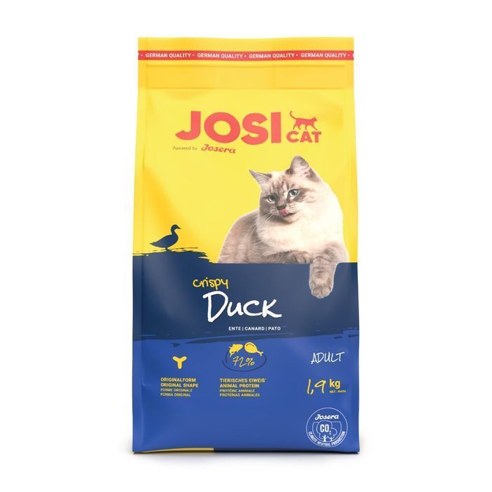 Сухий корм для котів Josera JosiCat Crispy Adult 1,9 кг - качка - masterzoo.ua