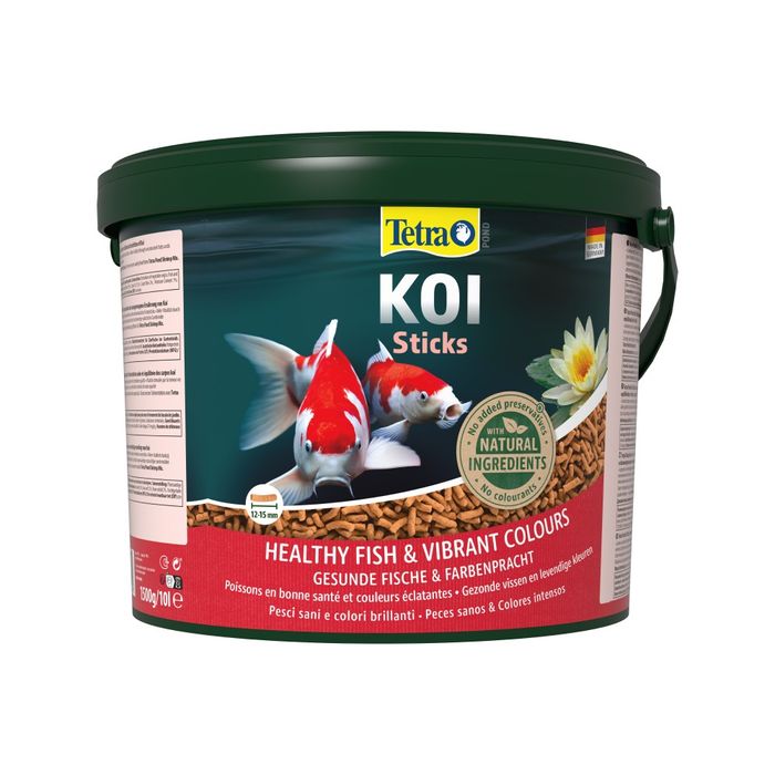 Сухий корм для ставкових риб Tetra в паличках «KOI Sticks» 10 л (для коропів кої) - masterzoo.ua