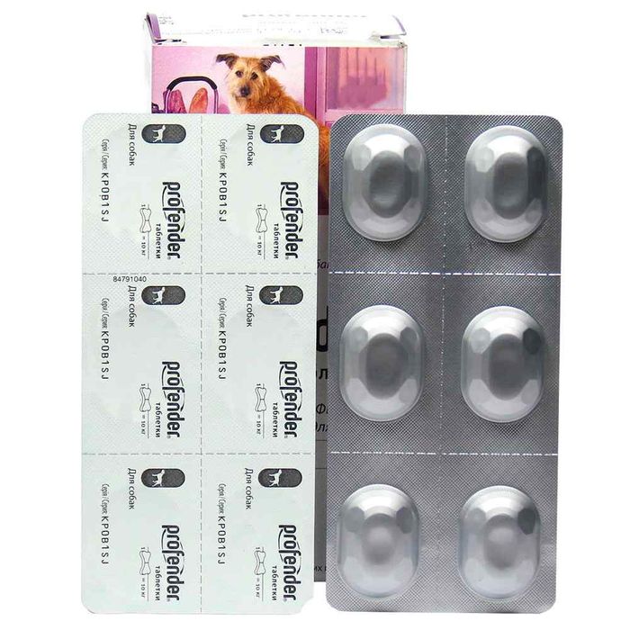 Таблетки Elanco | Bayer - Profender на 10 кг, 24 таблетки - masterzoo.ua