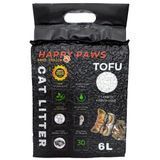 Соевый наполнитель для кошачьего туалета Happy Paws Tofu 6 л - классический - masterzoo.ua