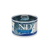 Вологий корм для собак Farmina N&D Grain Free Mini Adult 140 г - лосось та тріска - masterzoo.ua