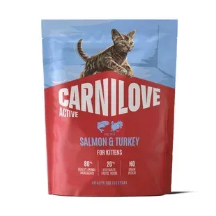 Сухий корм для кошенят Carnilove Active Kittens 400 г - лосось та індичка