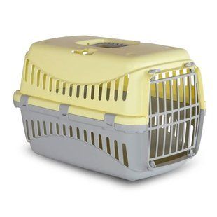Переноска для собак MP Bergamo Gipsy 46x31x32 см - желтый - masterzoo.ua