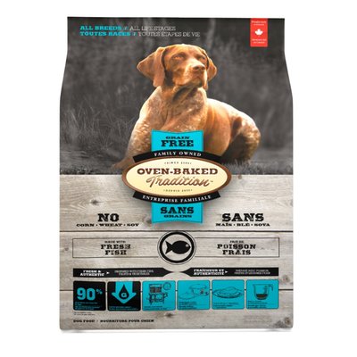 Сухий корм Oven-Baked Tradition Dog Grain Free 5,67кг - риба - masterzoo.ua