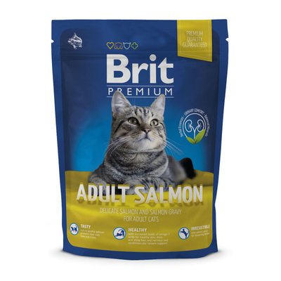 Сухий корм для котів Brit Premium Cat Adult Salmon 300 г (лосось)