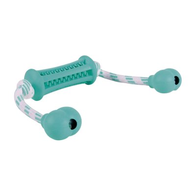 Іграшка для собак Trixie Палиця гумова з ручками «Denta Fun» 37 см - masterzoo.ua