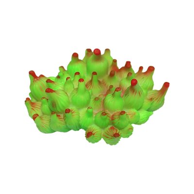 Декорація для акваріума з силікону Deming Корал-актинія пухирчаста Glowing, набір 5 штук (кольори в асортименті) - masterzoo.ua