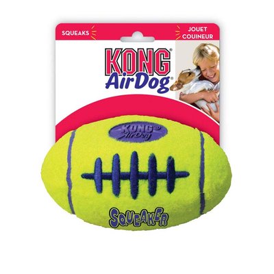 Игрушка для собак мяч регби Kong AirDog Squeaker Football 7,6 х 12,7 х 7,6 см (каучук) - masterzoo.ua