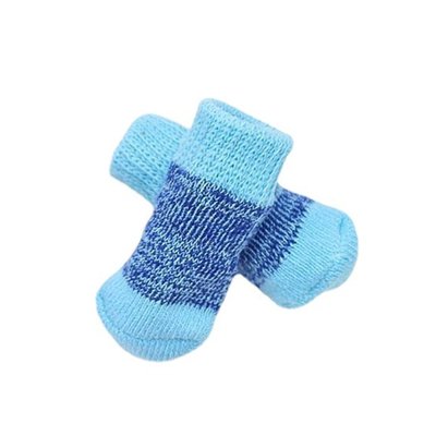 Шкарпетки для собак YIWU Non Skid сині M - masterzoo.ua