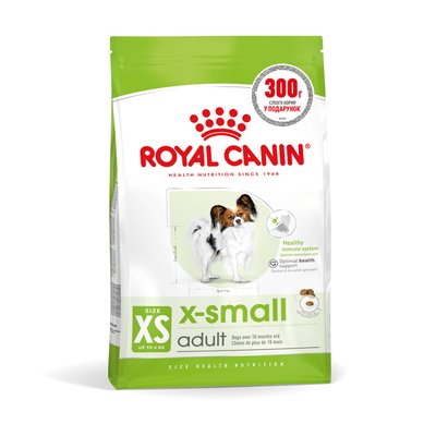 Сухий корм для собак Royal Canin X-Small Adult 1,2 кг + 300 г - домашня птиця - masterzoo.ua