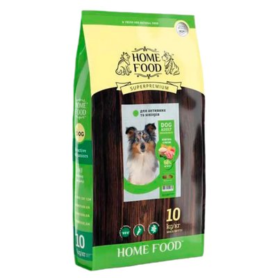 Сухий корм для собак Home Food Adult Medium/Maxi 10 кг - ягня та рис - masterzoo.ua