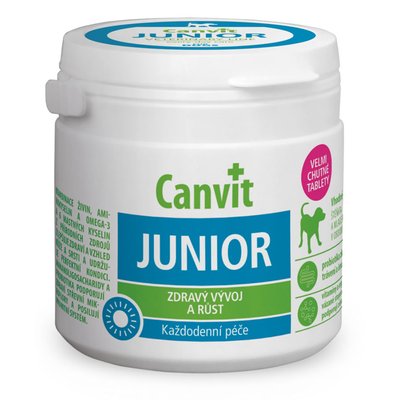 Витамины для щенков Canvit Junior 100 г - masterzoo.ua