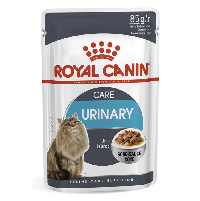 Вологий корм для котів Royal Canin Urinary Care Gravy pouch 85 г, 3+1 шт - домашня птиця - masterzoo.ua