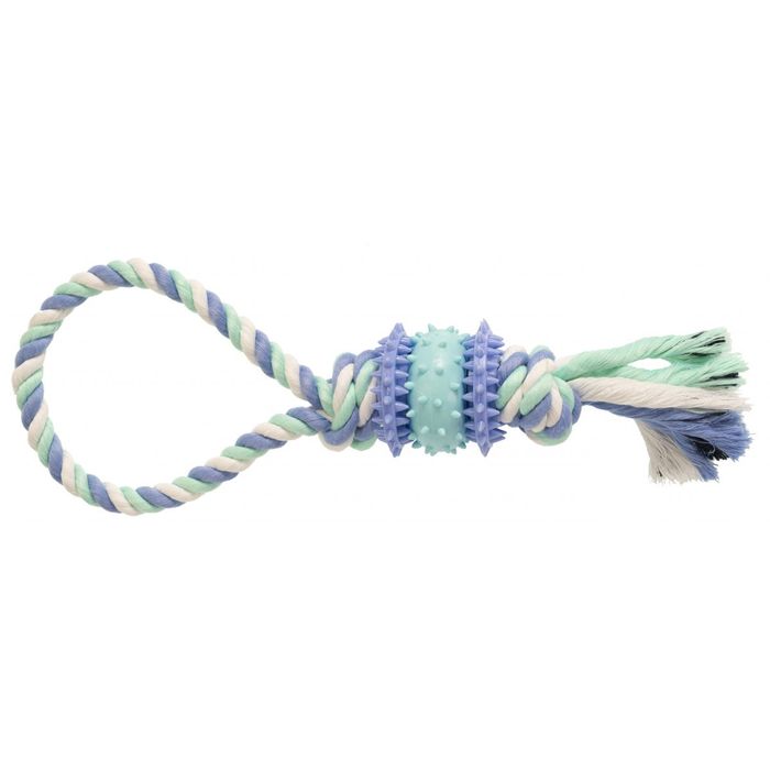 Игрушка для собак GimDog Дент Плюс веревка с термопластичной резиной, 30см - masterzoo.ua