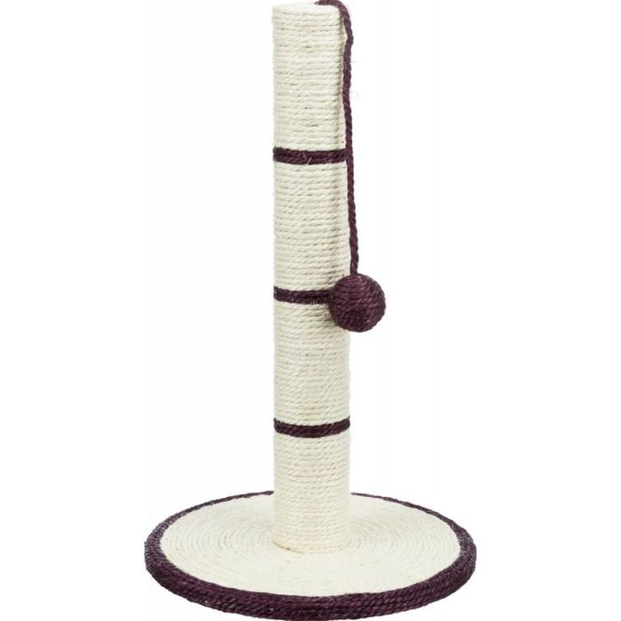 Когтеточка-столбик Trixie с игрушкой на верёвочке h=50 см (бирюзовая, красная, чёрная, синяя) - masterzoo.ua