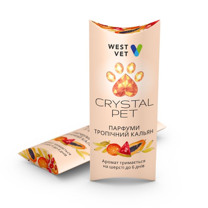 Духи для собак и кошек West Vet Crystal Pet 5 мл - тропический кальян - masterzoo.ua