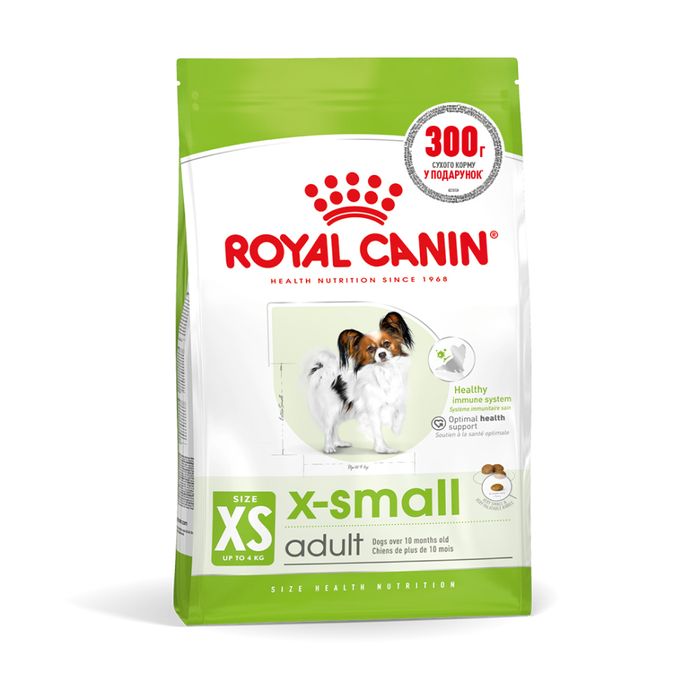 Сухой корм для собак Royal Canin X-Small Adult 1,2 кг + 300 г - домашняя птица - masterzoo.ua