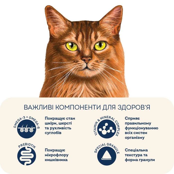 Сухой корм для котов Home Food Adult Healthy Skin and Shiny Coat 400 г - индейка и лосось - masterzoo.ua