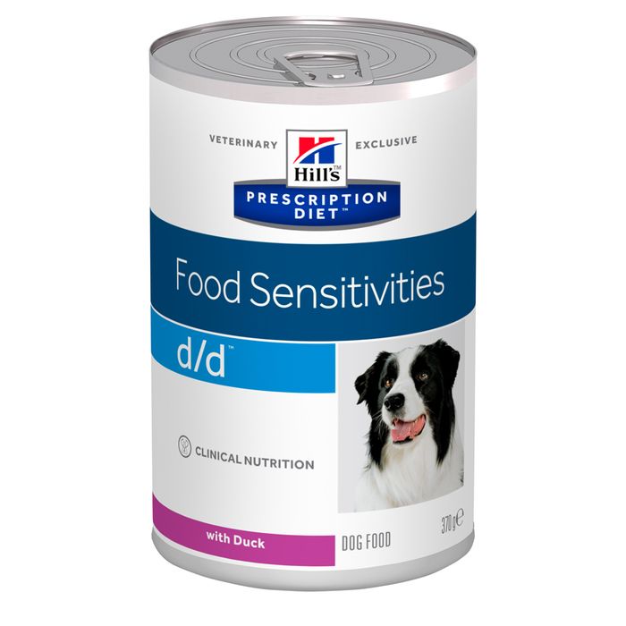 Влажный корм для собак Hills Prescription Diet d/d Food Sensitives 370 г (утка) - masterzoo.ua