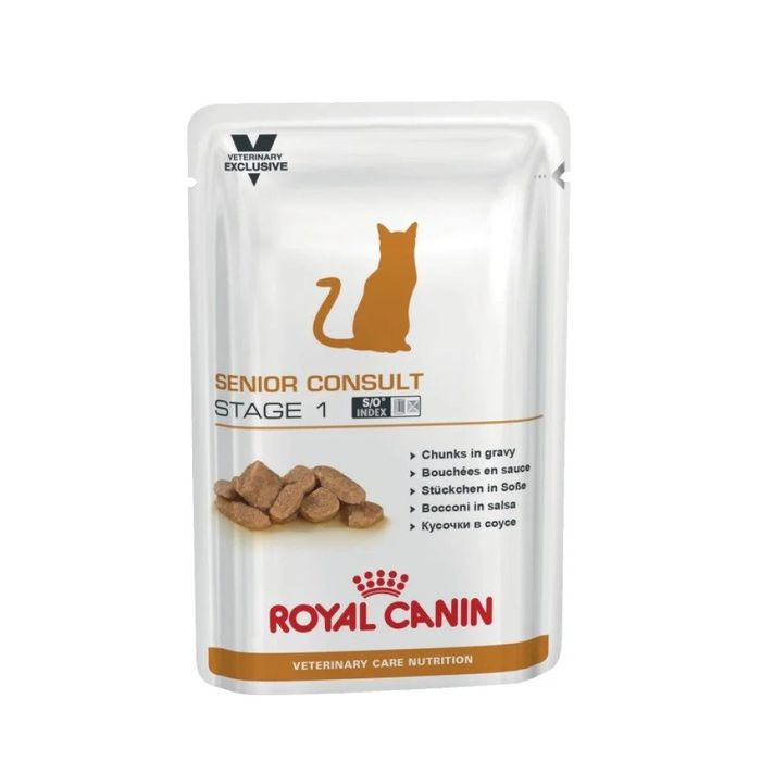 Вологий корм для котів Royal Canin Senior Consult Stage 1 Gravy pouch 100 г - masterzoo.ua