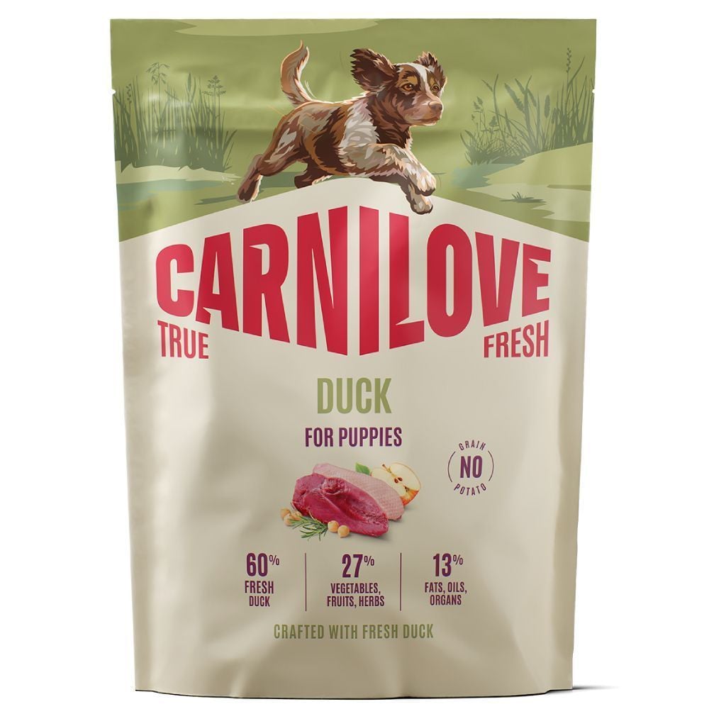 ≡ Сухой корм для щенков Carnilove True Fresh Puppy 1,5 кг - утка