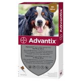 Капли на холку для собак Bayer «Advantix» (Адвантикс) от 40 до 60 кг, 1 пипетка (от внешних паразитов)