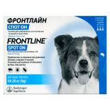 Краплі на холку для собак Boehringer Ingelheim (Merial) «Frontline» СПОТ Він від 10 до 20 кг, 3 піпетки (від зовнішніх паразитів)