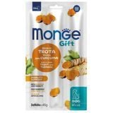 Лакомство для собак Monge Gift Mobility Support 45 г - форель и куркума - masterzoo.ua