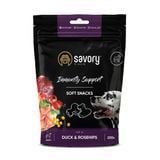 Ласощі для собак Savory Immunity Support Soft Snacks 200 г - качка та шипшина - masterzoo.ua