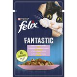Вологий корм для котів Felix Fantastic 85 г - форель та зелені боби