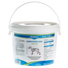 Вітаміни для собак великих порід Canina «Canhydrox GAG» 1200 таблеток, 2 кг (для суглобів) - masterzoo.ua