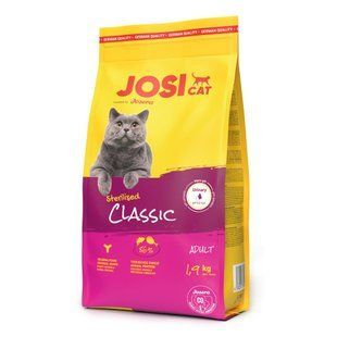 Сухой корм для кошек Josera JosiCat Sterilised Classic Adult 1,9 кг - домашняя птица - masterzoo.ua