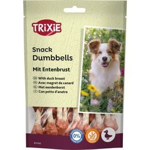 Ласощі для собак Trixie Premio Dumbbells 80 г - качка - masterzoo.ua