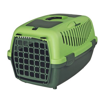 Контейнер-переноска для собак та котів вагою до 8 кг Trixie «Capri 2» 37 x 34 x 55 см (зелена) - dgs - masterzoo.ua