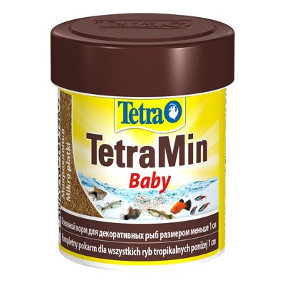 Сухий корм для акваріумних риб Tetra «TetraMin Baby» 66 мл (для молодих риб) - masterzoo.ua