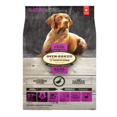 Сухой корм Oven-Baked Tradition Dog Grain Free 4,54кг - утка - masterzoo.ua