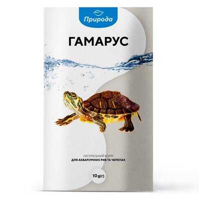 Натуральный корм для аквариумных рыб Природа «Гаммарус» 10 г (для всех аквариумных рыб) - masterzoo.ua