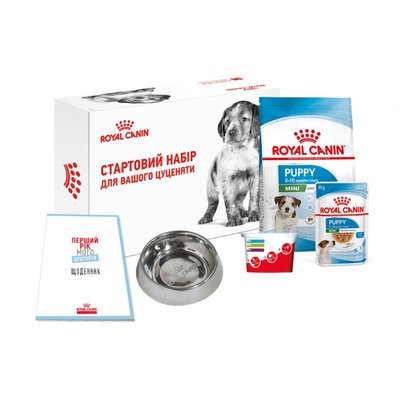 Набір для цуценят Royal Canin Mini Puppy 800 г + Mini Puppy pouch 85 г - домашня птиця - masterzoo.ua