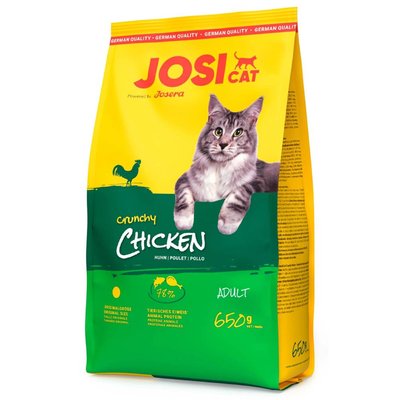Сухой корм для кошек Josera JosiCat Crunchy Adult 650 г - курица - masterzoo.ua