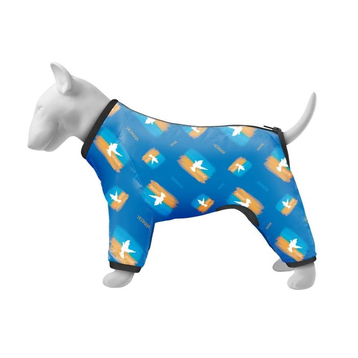 Дощовик для собак WAUDOG Clothes малюнок «Прапор» S 30 - masterzoo.ua