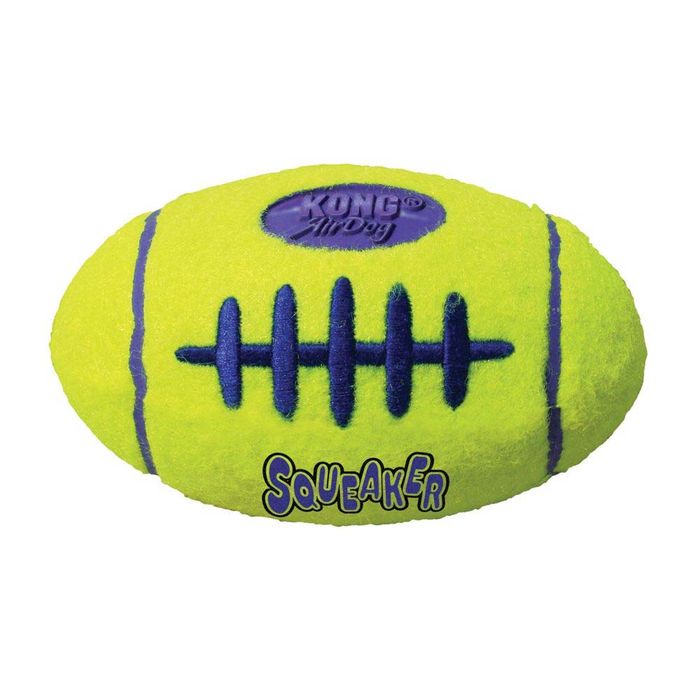 Игрушка для собак мяч регби Kong AirDog Squeaker Football 16,5 см L - masterzoo.ua