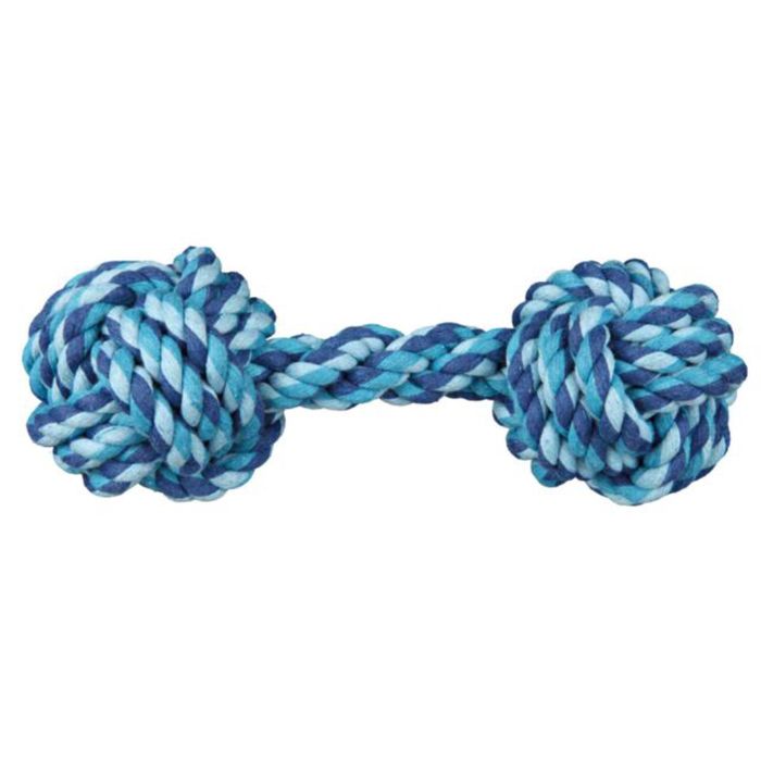 Іграшка для собак Trixie Гантель плетена 20 см (кольори в асортименті) - masterzoo.ua