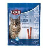 Лакомство для кошек Trixie PREMIO Quadro-Sticks 5 шт. (лосось и форель)