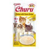 Лакомство для кошек Inaba Churu 4 шт х 14 г - курица и сыр - masterzoo.ua