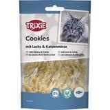 Ласощі для котів Trixie Cookies 50 г - лосось та котяча м'ята - masterzoo.ua